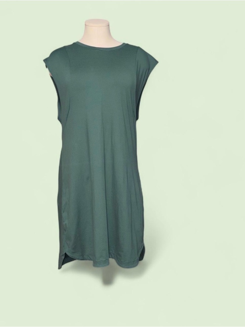 Varley Sleeveless Shift Tunic in Deep Teal
